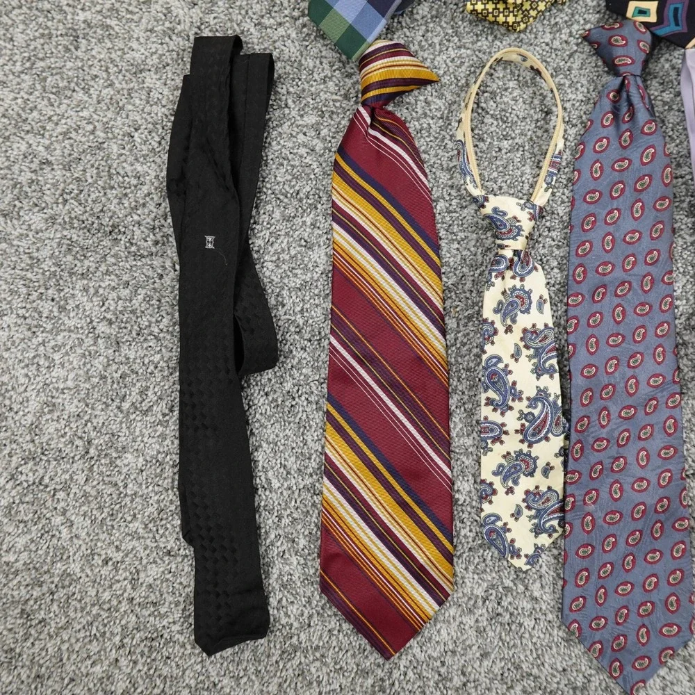 Mens Tie Lot‎ Geometric Check Striped Paisley Formal Business Work Office Career
